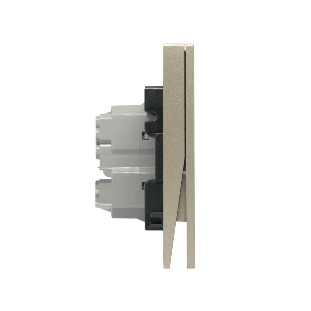 ชุดสวิตช์ 2 ทาง 1 ช่อง BTICINO NEXY SQT4003A1L สีบรอนซ์ทอง