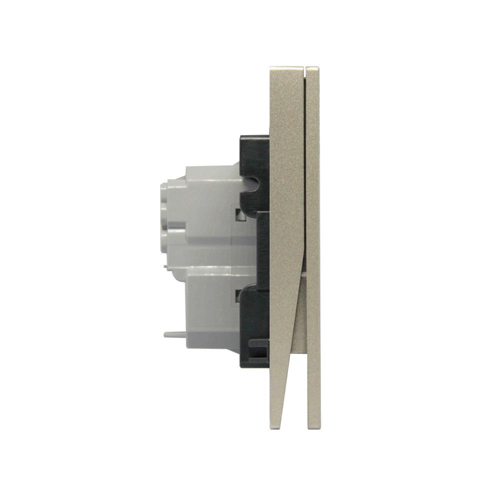 ชุดสวิตช์ 1 ทาง 3 ช่อง BTICINO NEXY SQT4001A3L สีบรอนซ์ทอง