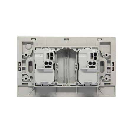 ชุดสวิตช์ 1ทาง 2ช่อง BTICINO NEXY SQT4001A2L สีบรอนซ์ทอง_3