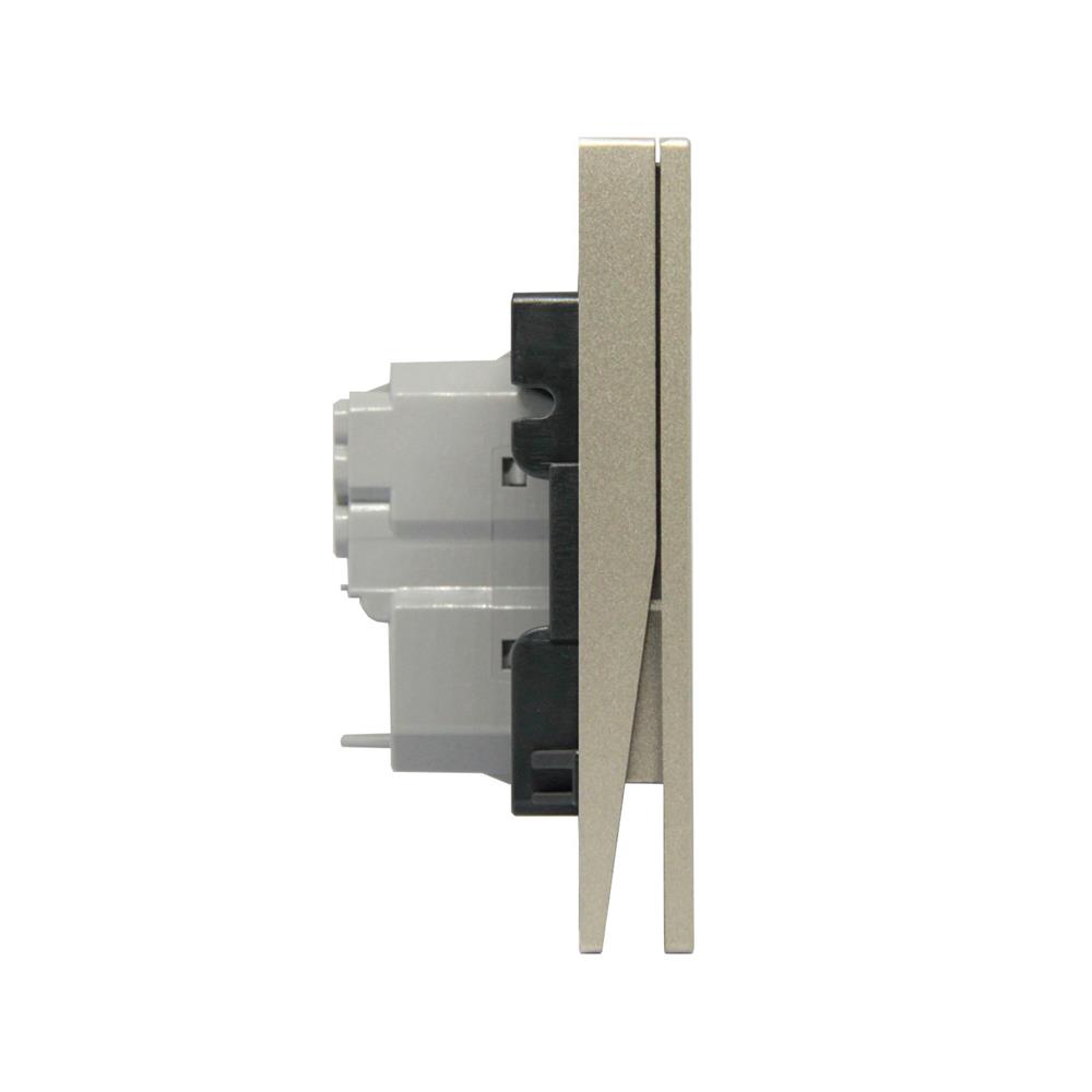 ชุดสวิตช์ 1 ทาง 1 ช่อง BTICINO NEXY SQT4001A1L สีบรอนซ์ทอง