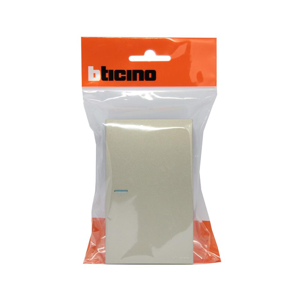 ชุดสวิตช์ 1 ทาง 1 ช่อง BTICINO NEXY SQT4001A1L สีบรอนซ์ทอง