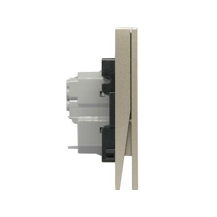 ชุดสวิตช์ 1 ทาง 1 ช่อง BTICINO NEXY SQT4001A1L สีบรอนซ์ทอง_1