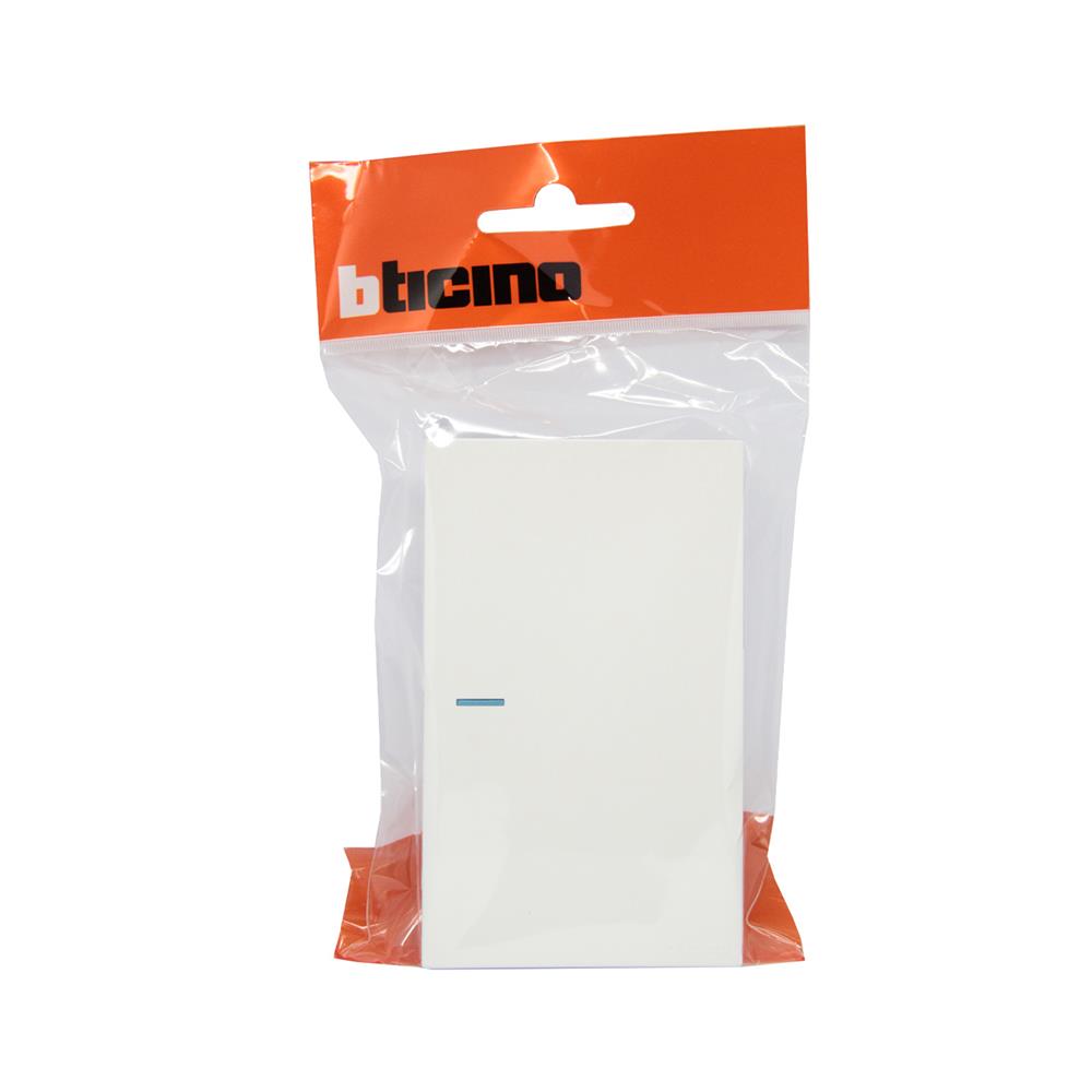 ชุดสวิตช์ 1 ทาง 1 ช่อง BTICINO NEXY SQW4001A1L สีขาว