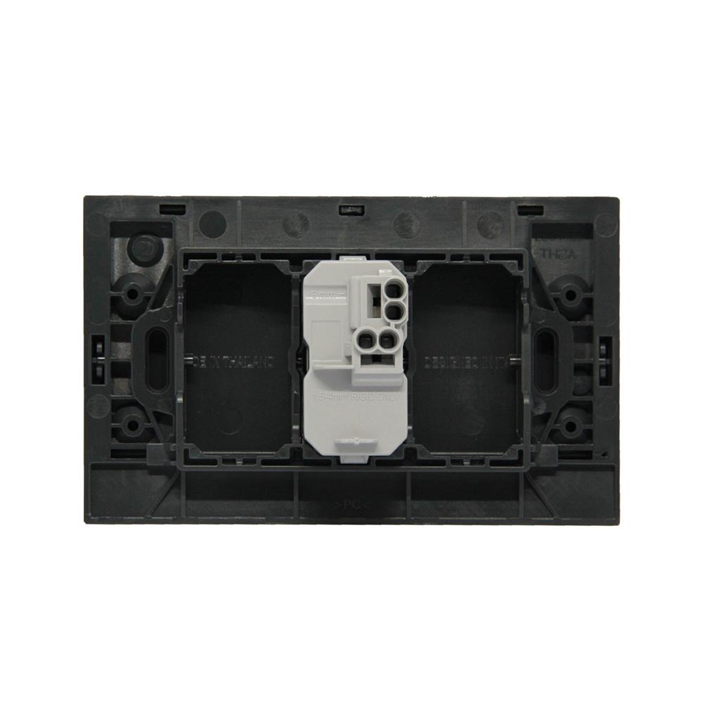 ชุดสวิตช์ 1 ทาง 1 ช่อง BTICINO NEXY SQG4001A1L สีดำ