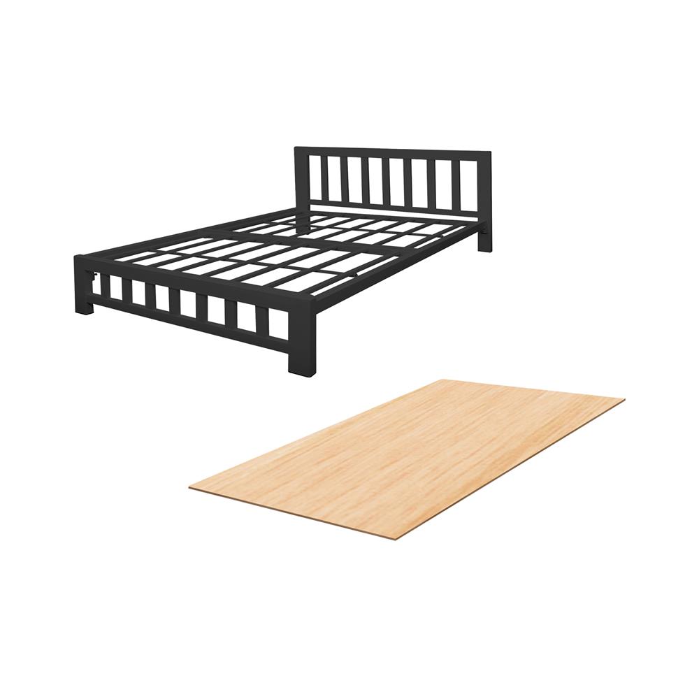 เตียงเหล็ก 3.5 ฟุต THAIBULL SSTVIE-032-105RW สีดำ