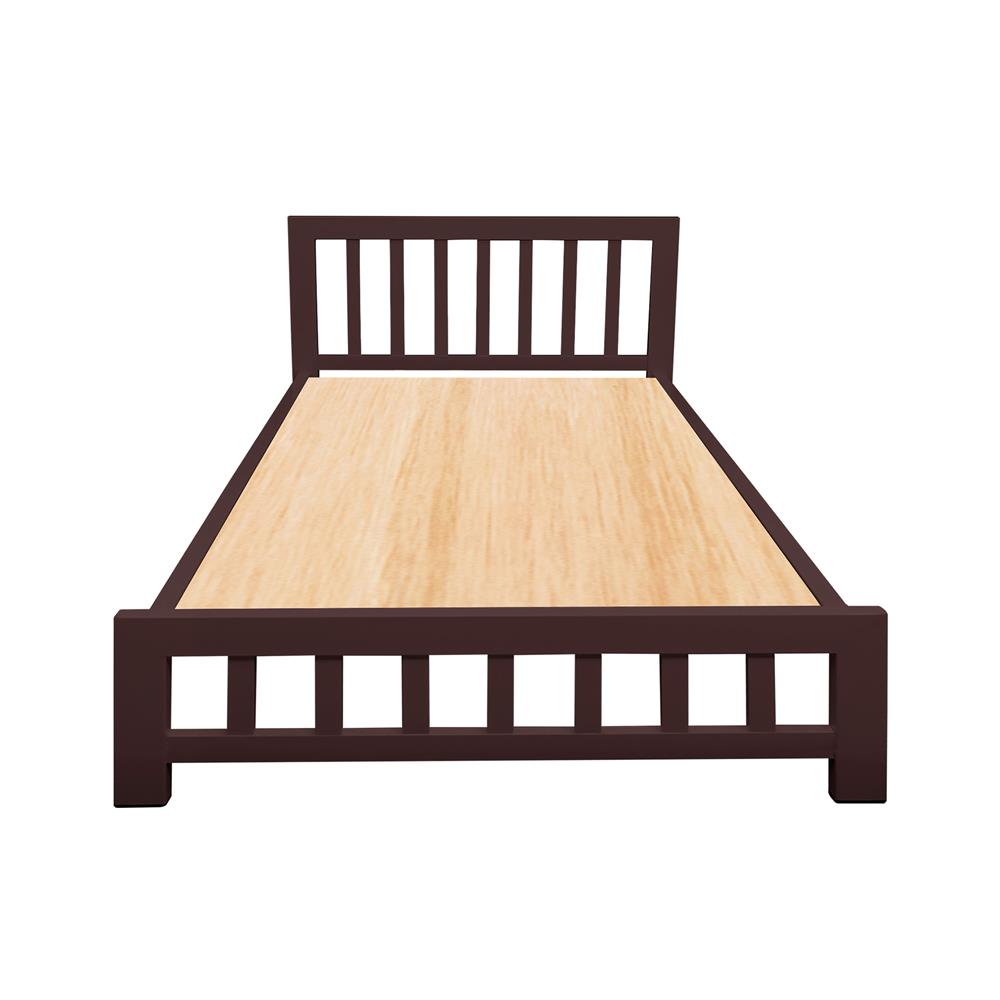 เตียงเหล็ก 3.5 ฟุต THAIBULL SSTVIE-032-105RW สีน้ำตาล