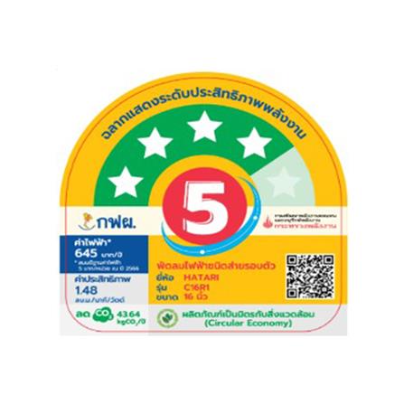 พัดลมติดเพดาน 16 นิ้ว HATARI C16R1 WHITE สีขาว_2