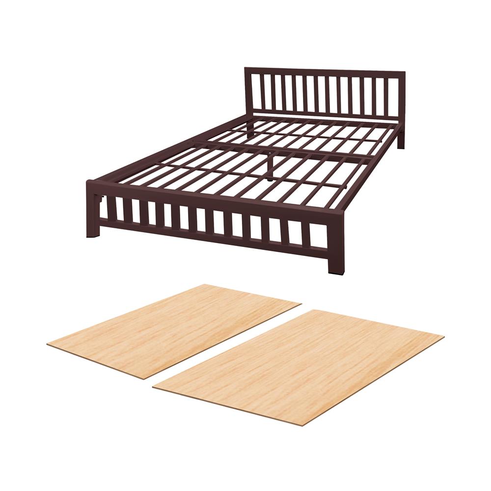 เตียงเหล็ก 5 ฟุต THAIBULL SSTVIE-032-150RW สีน้ำตาล