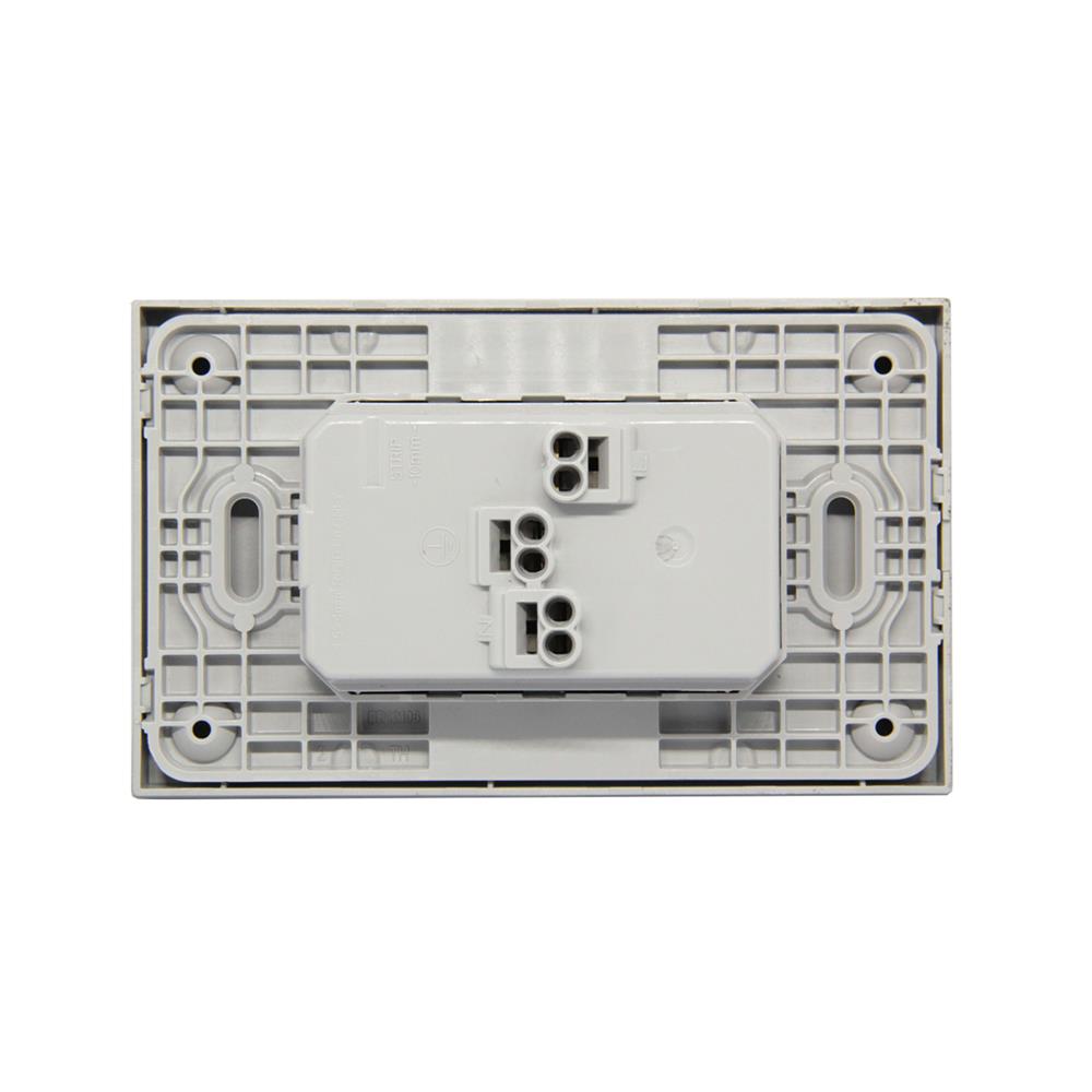 ชุดเต้ารับคู่ 3 ขา BTICINO NEXY SQT4185A สีบรอนซ์ทอง