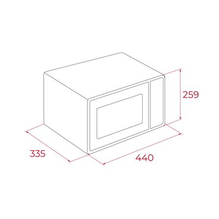 ไมโครเวฟ TEKA MW FS20G BK 20 ลิตร_6