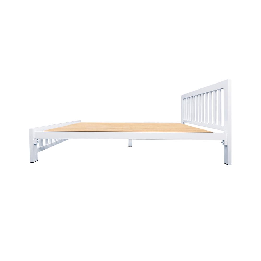 เตียงเหล็ก 5 ฟุต THAIBULL SSTVIE-032-150R สีขาว