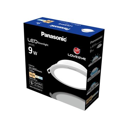 ดาวน์ไลท์ LED PANASONIC NNV76032WE1T 4 นิ้ว 9 วัตต์ WARM WHITE สีขาว_3