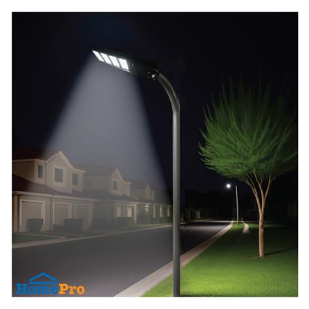 ไฟถนน SOLAR SHINING MAX 650 วัตต์ DAYLIGHT สีดำ_5
