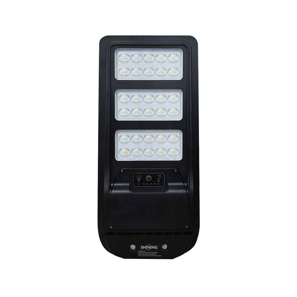 ไฟถนน SOLAR SHINING MAX 450 วัตต์ DAYLIGHT สีดำ