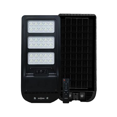 ไฟถนน SOLAR SHINING MAX 450 วัตต์ DAYLIGHT สีดำ_0