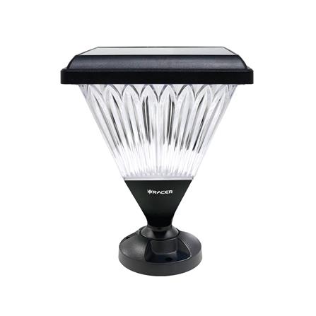 ไฟหัวเสา SOLAR RACER VERONA1 60 วัตต์ DAYLIGHT/COOL WHITE/WARM WHITE สีดำ_0