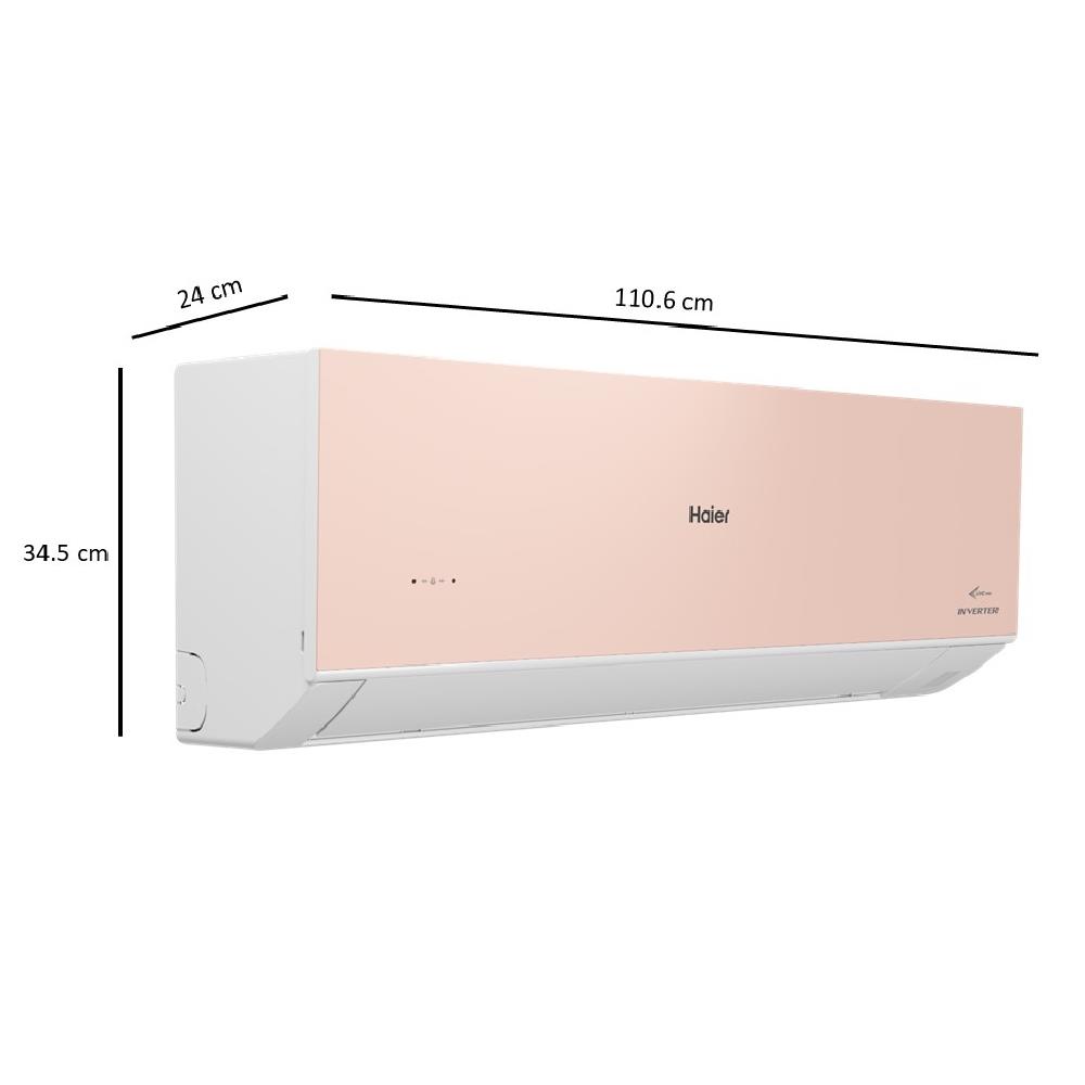 แอร์ผนัง HAIER HSU-18VRSA05PBF 18000 บีทียู อินเวอร์เตอร์ สีชมพู