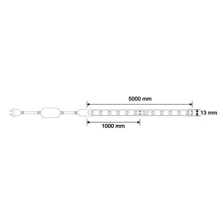 ไฟเส้น LED LUMAX 8 วัตต์/เมตร WARM WHITE 5 เมตร_6
