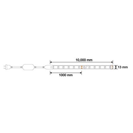 ไฟเส้น LED LUMAX 8 วัตต์/เมตร WARM WHITE 10 เมตร_5