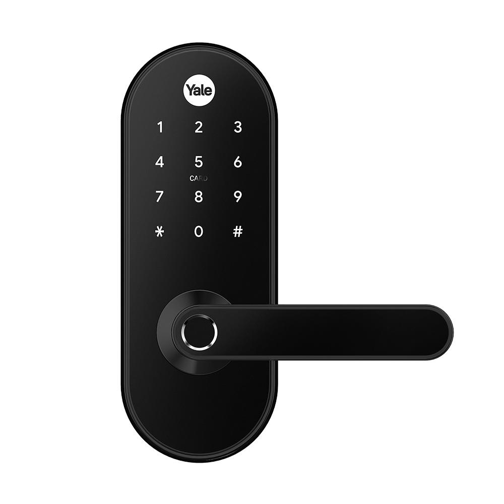 กลอนประตูดิจิตอล YALE UNO-ODM10-BK สีดำ