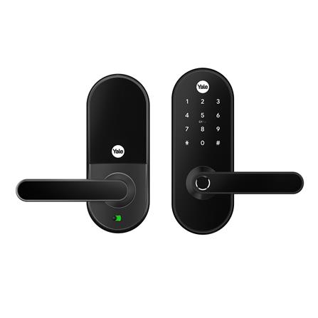 กลอนประตูดิจิตอล YALE UNO-ODM10-BK สีดำ_0