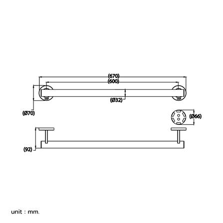 ราวมือจับ COTTO CT0378SA_2