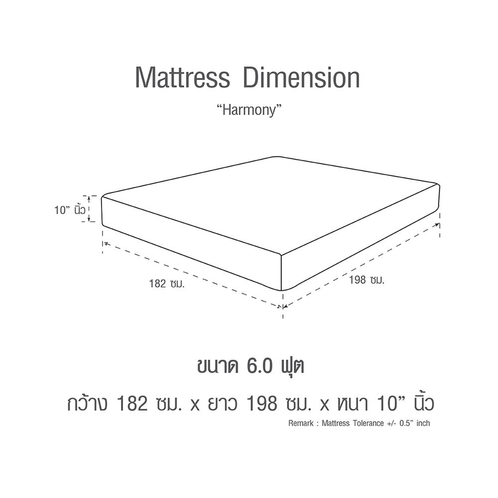 ที่นอน 6 ฟุต SERA GRANDE HARMONY