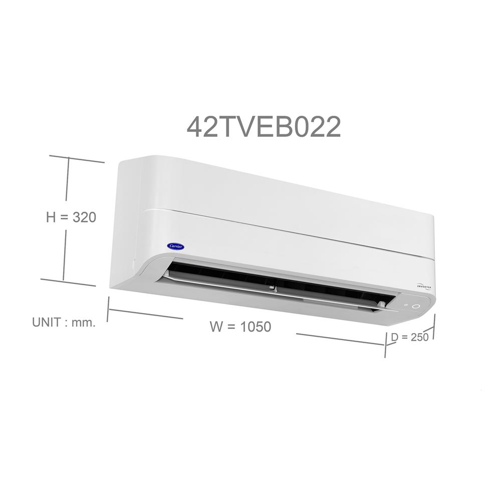 แอร์ผนัง CARRIER 42TVEB022/38TVEB022 21000 บีทียู อินเวอร์เตอร์