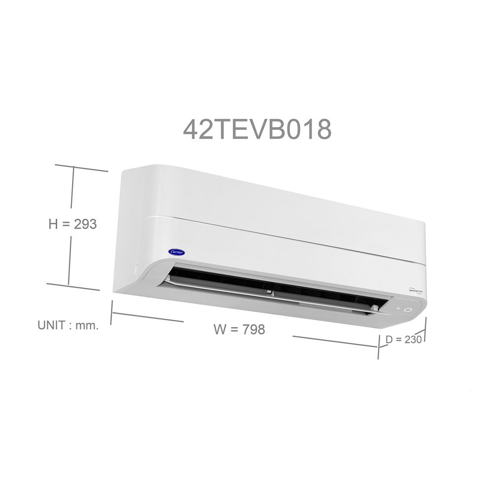 แอร์ผนัง CARRIER 42TVEB018/38TVEB018 18000 บีทียู อินเวอร์เตอร์