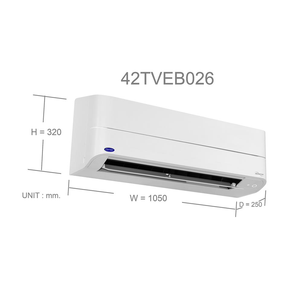 แอร์ผนัง CARRIER 42TVEB026/38TVEB026 24000 บีทียู อินเวอร์เตอร์