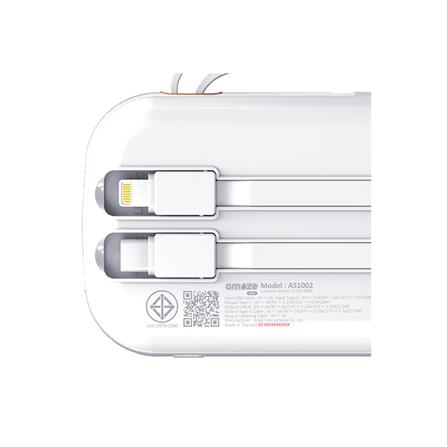 แบตสำรอง AMAZE ONE AMCB004 10000 MAH สีขาว_5