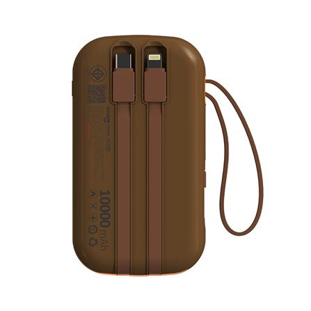 แบตสำรอง AMAZE ONE AMCB004 10000 MAH สีน้ำตาล_1