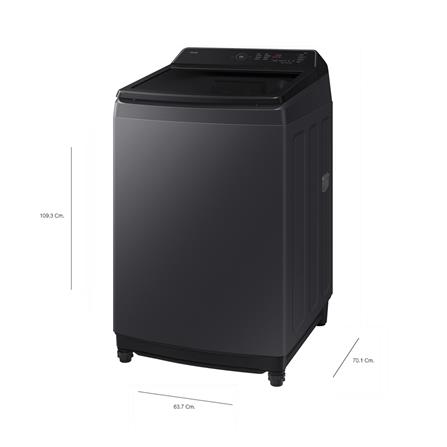 เครื่องซักผ้าฝาบน SAMSUNG WA40F19E7CST 19 กก. 700 RPM อินเวอร์เตอร์ สีดำ_5
