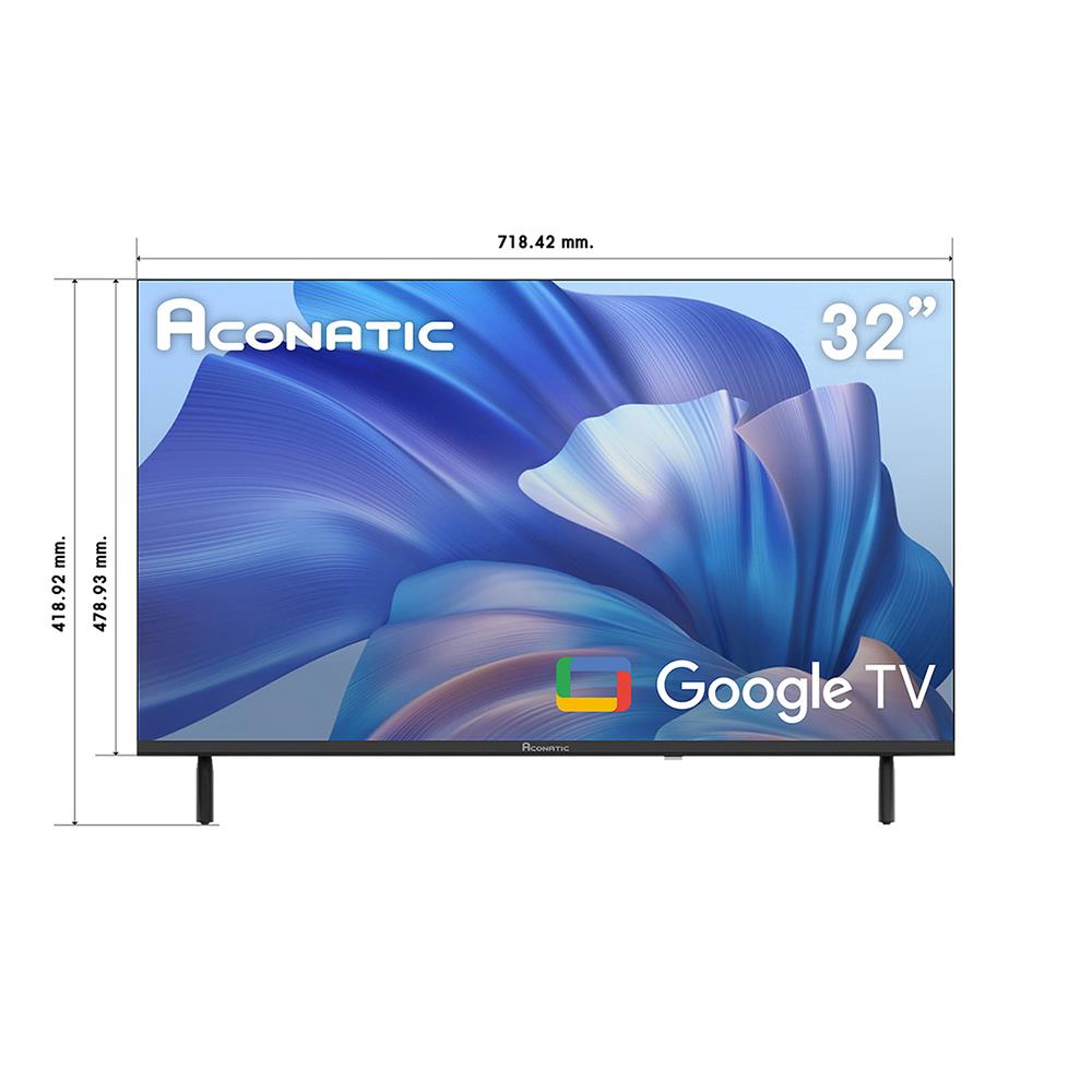 ทีวีแอลอีดี 32 นิ้ว ACONATIC (HD, LED, GOOGLE TV) 32HS1000AN
