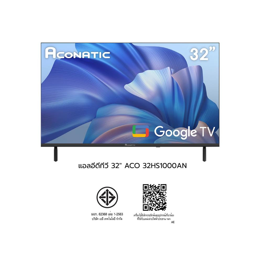 ทีวีแอลอีดี 32 นิ้ว ACONATIC (HD, LED, GOOGLE TV) 32HS1000AN