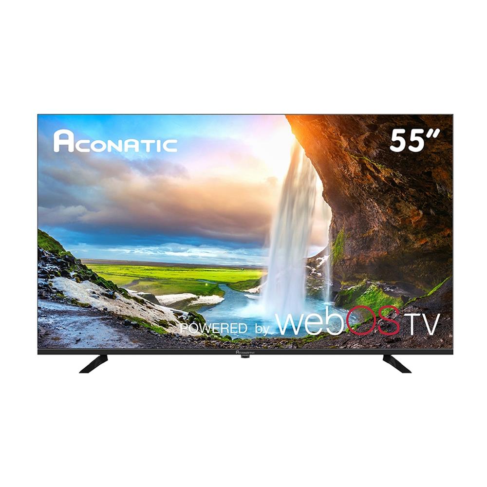 ทีวีคิวแอลอีดี 55 นิ้ว ACONATIC (4K, QLED, WEB OS) 55QSB340AN