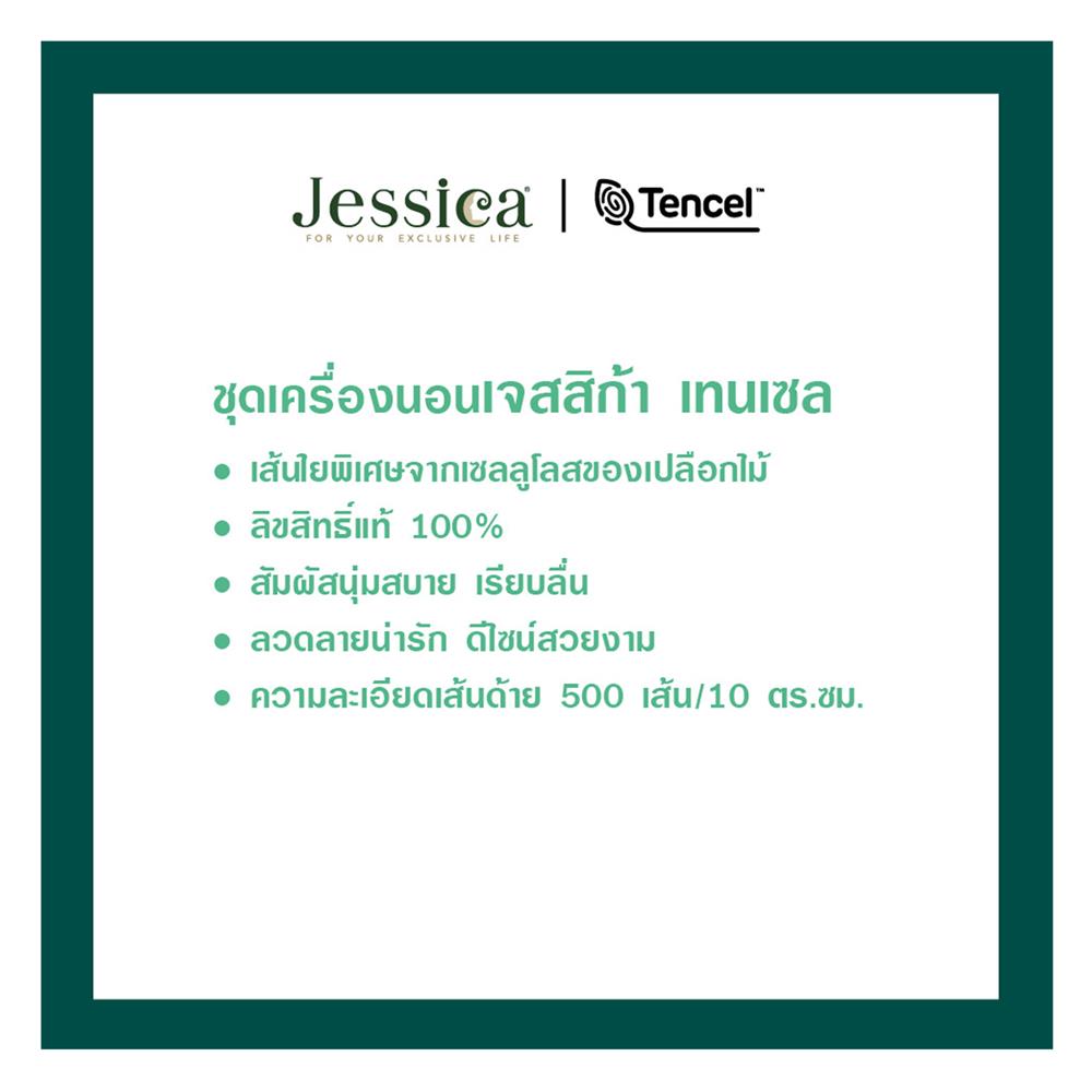 ชุดผ้าปูที่นอน 5 ฟุต (ชุด 5 ชิ้น) JESSICA BAMBI 20165-T028