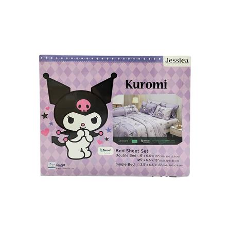 ชุดผ้าปูที่นอน 5 ฟุต (ชุด 5 ชิ้น) JESSICA KUROMI 20165-T026_3