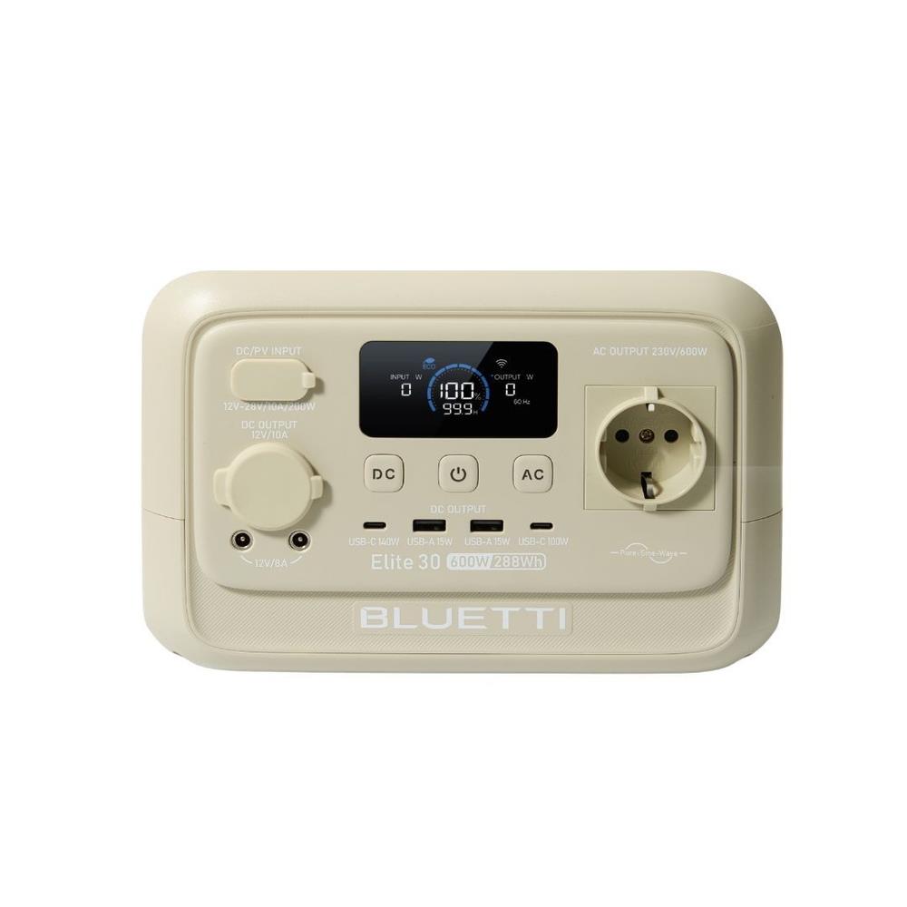 POWER BOX BLUETTI ELITE 30V2 600 วัตต์ สีเบจ