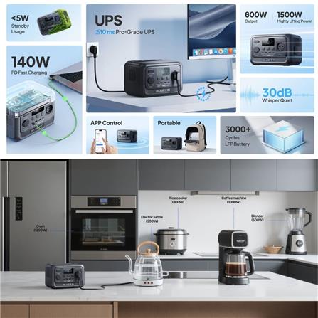 POWER BOX BLUETTI ELITE 30V2 600 วัตต์ สี LIGHT SAND GREY_3