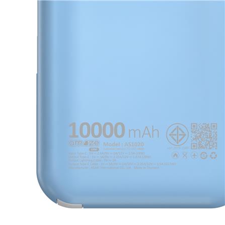 แบตสำรอง AMAZE ONE AMCB003 10000 MAH สีฟ้า_5