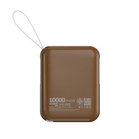 แบตสำรอง AMAZE ONE AMCB003 10000 MAH สีน้ำตาล_1