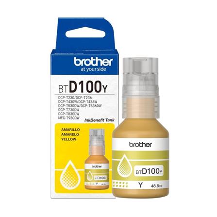 หมึกเติม BROTHER BT-D100 สีเหลือง_0