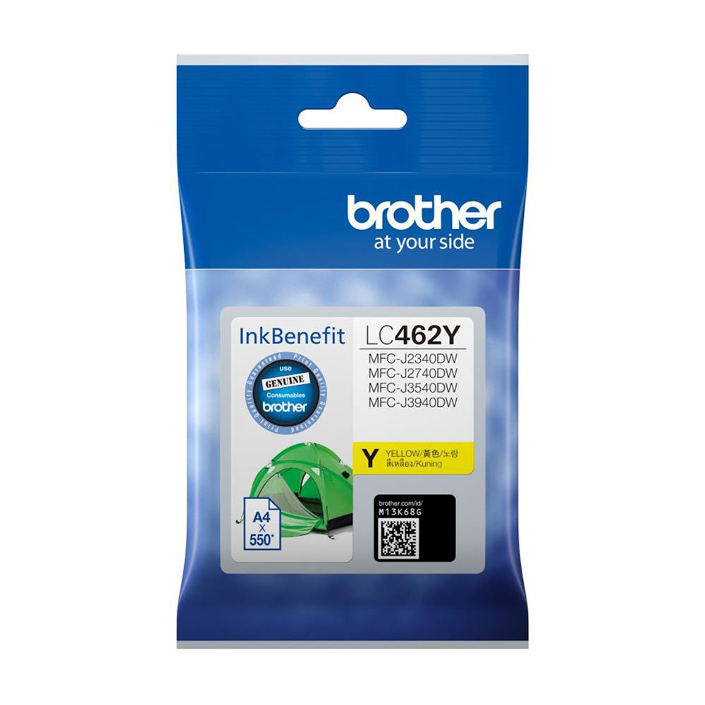 หมึกอิงค์เจ็ท BROTHER LC-462 สีเหลือง