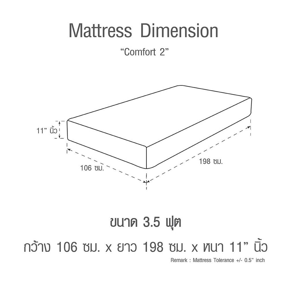 ที่นอน 3.5 ฟุต SERA COMFORT TWO