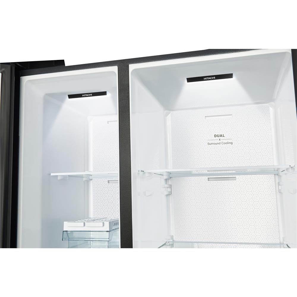 ตู้เย็น SIDE BY SIDE HITACHI HRSN9713ESXTH 23.2 คิว อินเวอร์เตอร์ สีเงิน