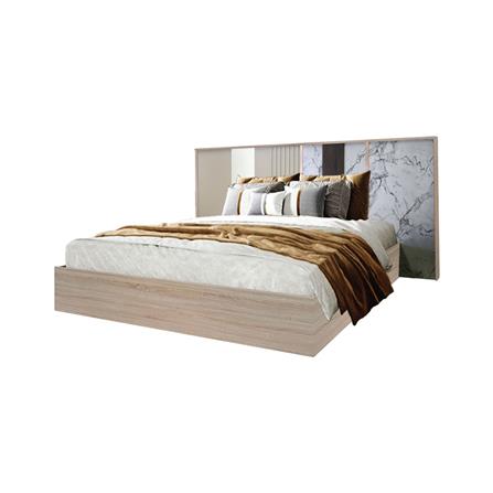 ชุดห้องนอน 6 ฟุต KONCEPT ELLENA สี SOLID CARAMEL_1