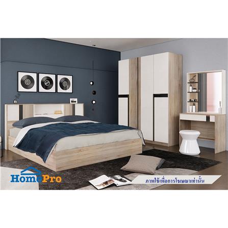 ชุดห้องนอน 6 ฟุต KONCEPT KENDRICK สี SOLID IVORY_5