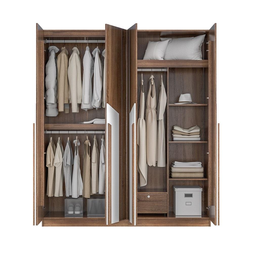 ชุดห้องนอน 6 ฟุต KONCEPT ODENSE-2 สี MOCHA OAK