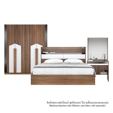 ชุดห้องนอน 6 ฟุต KONCEPT ODENSE-2 สี MOCHA OAK_0